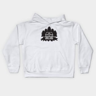 House in the forest Kids Hoodie